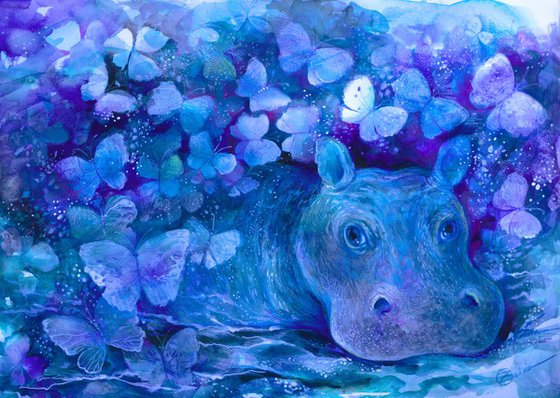 Indigo Hippopotamus