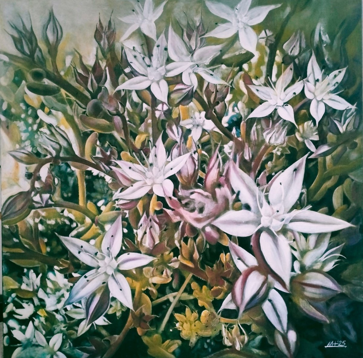 Choir Of Petals By Irina Dmitrieva, 24 X 24, Artwork For Sale On Artfinder