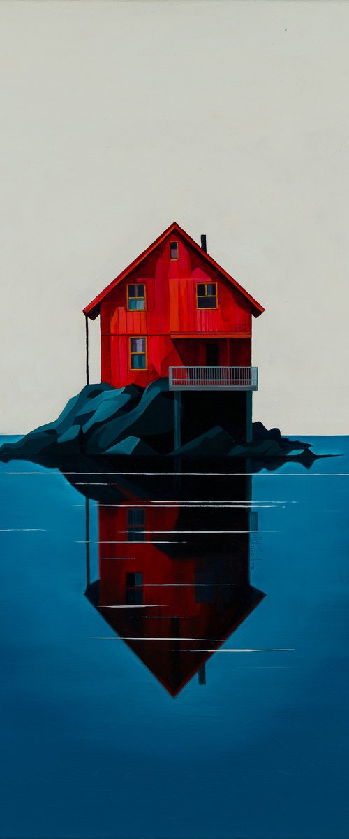 Ocean’s Crimson Haven by Antonio Cruz