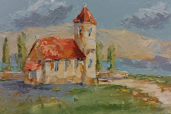 Old church on the coast