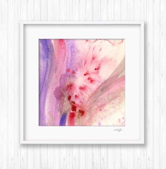 Soul's Bloom 12 - Spiritual Abstract Floral Painting by Kathy Morton Stanion