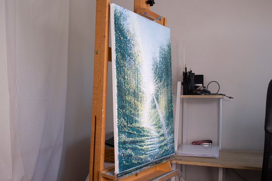 Spring Trees In Dawn Light