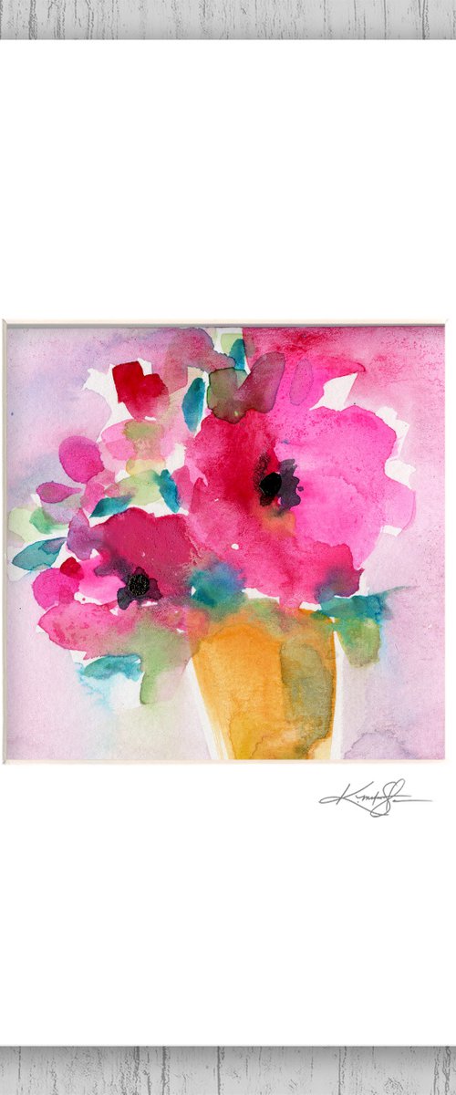 Flowers 32 - Flower Painting by Kathy Morton Stanion by Kathy Morton Stanion