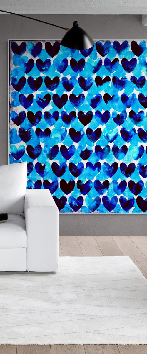 love in blue XXL No. 01089 by Anita Kaufmann