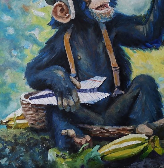 Portrait of a Monkey