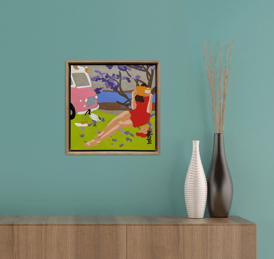 Lady in Red - Sweet Escape 33.5cm x 33.5cm