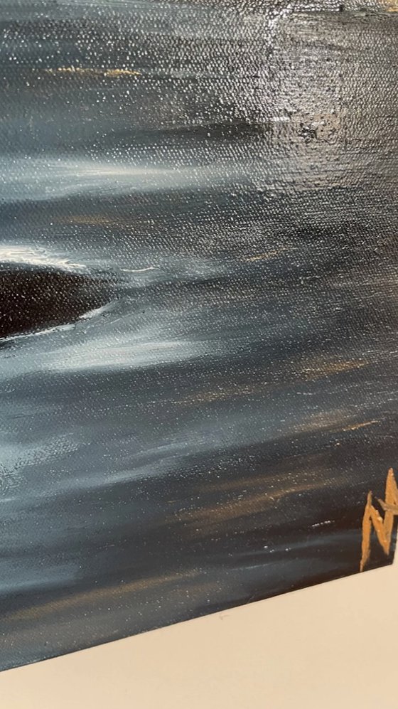 The moment before the storm