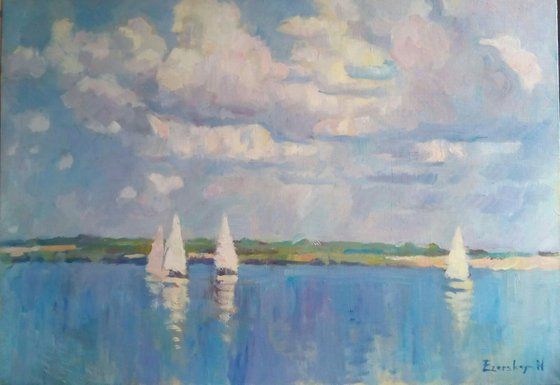 Boats on the lake