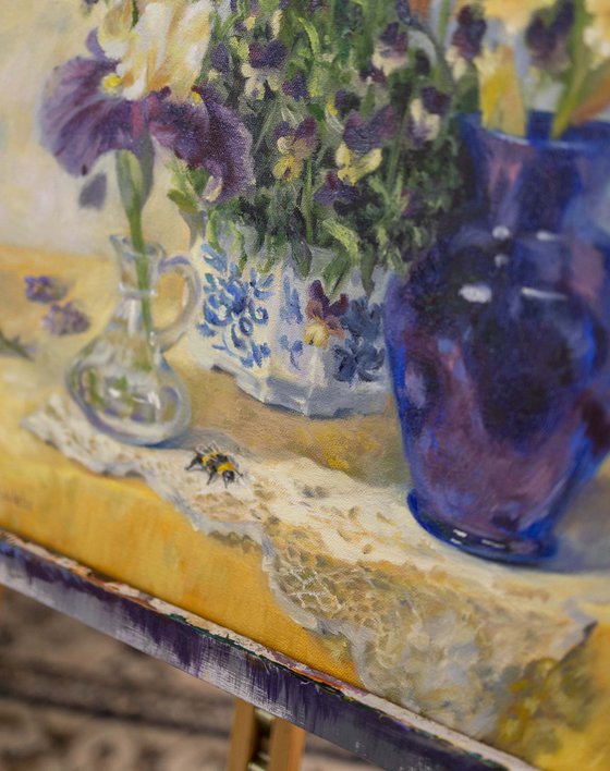 Still life with a bumblebee