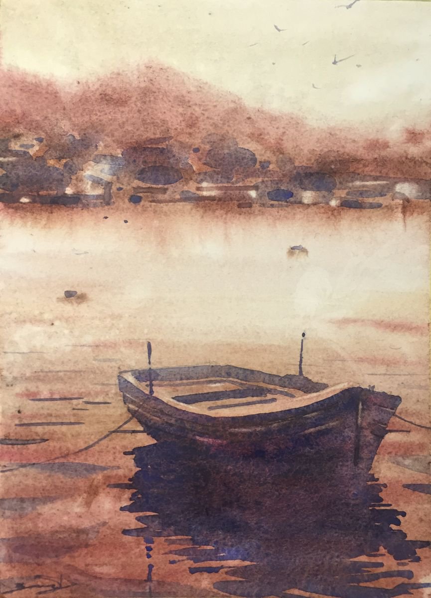 Evening by the sea by Dominik Baricevic