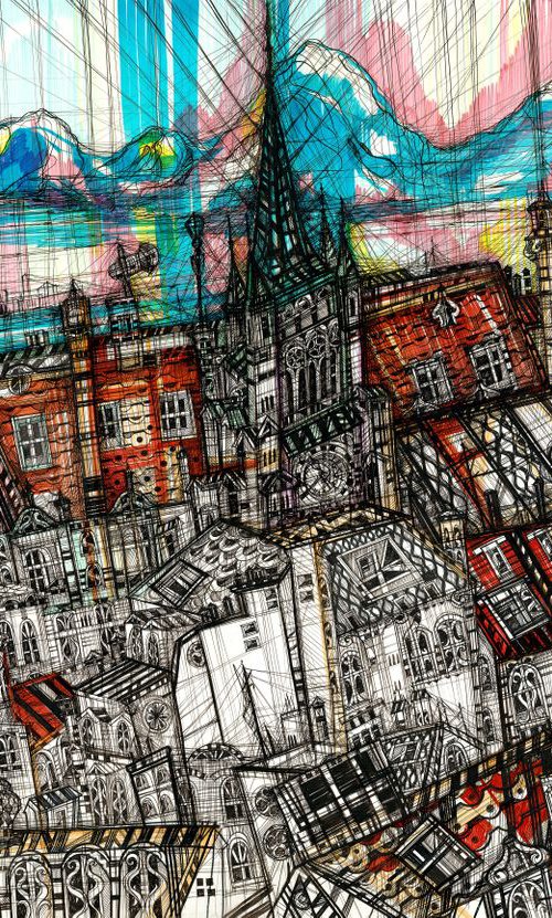 Geneva Cityscape by Maria Susarenko