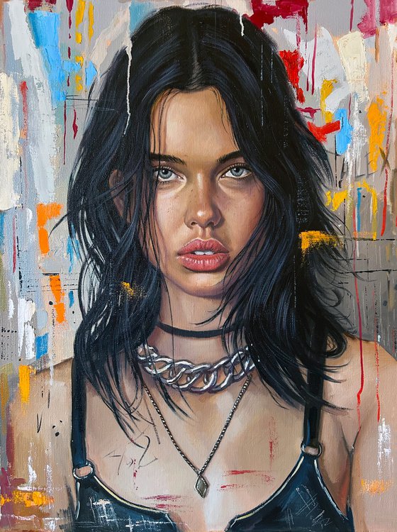 Contemporary girl portrait