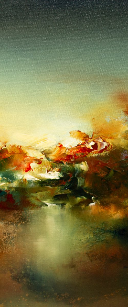 Sacred Realm 41 | Ethereal Abstract by Kris Ancog