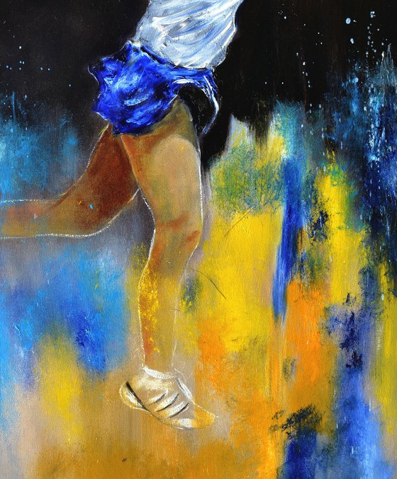 Playing tennis -57
