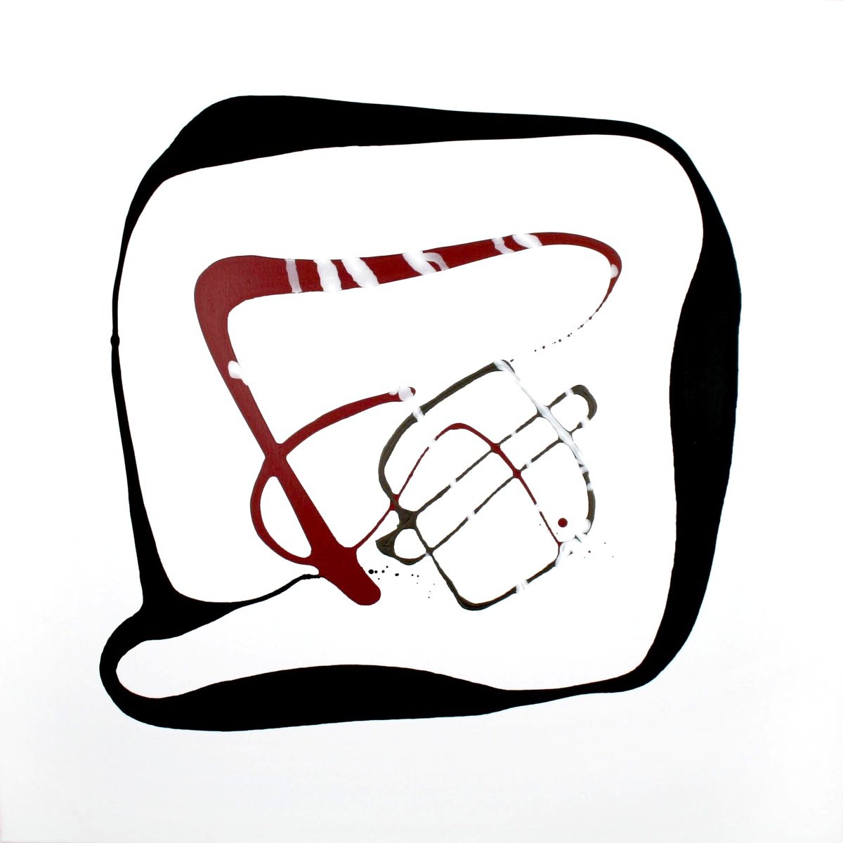 Expressive Abstract Acrylic Painting By Paresh Nrshinga Frsa, 34 X 34", Dancing All Night Ii, Original Artwork