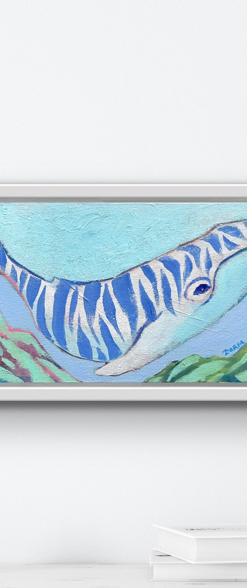 Blue Whale by Daria Borisova