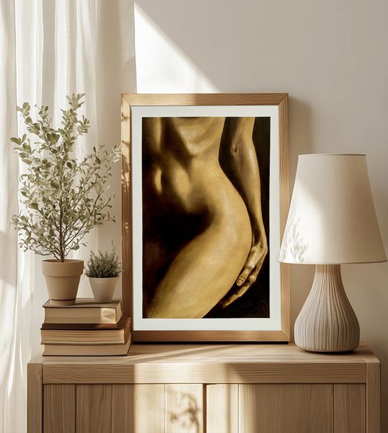 Innocent Lie II - Nude in Warm Dark Tones