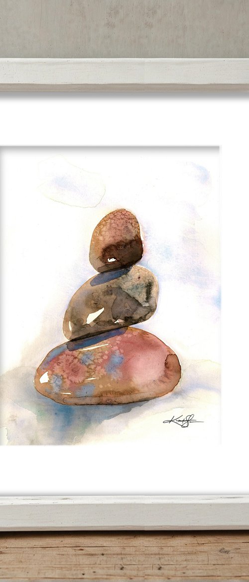 Meditation Stones 16 by Kathy Morton Stanion