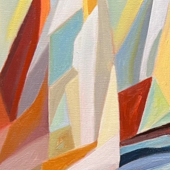 Sailboat Regatta Seascape