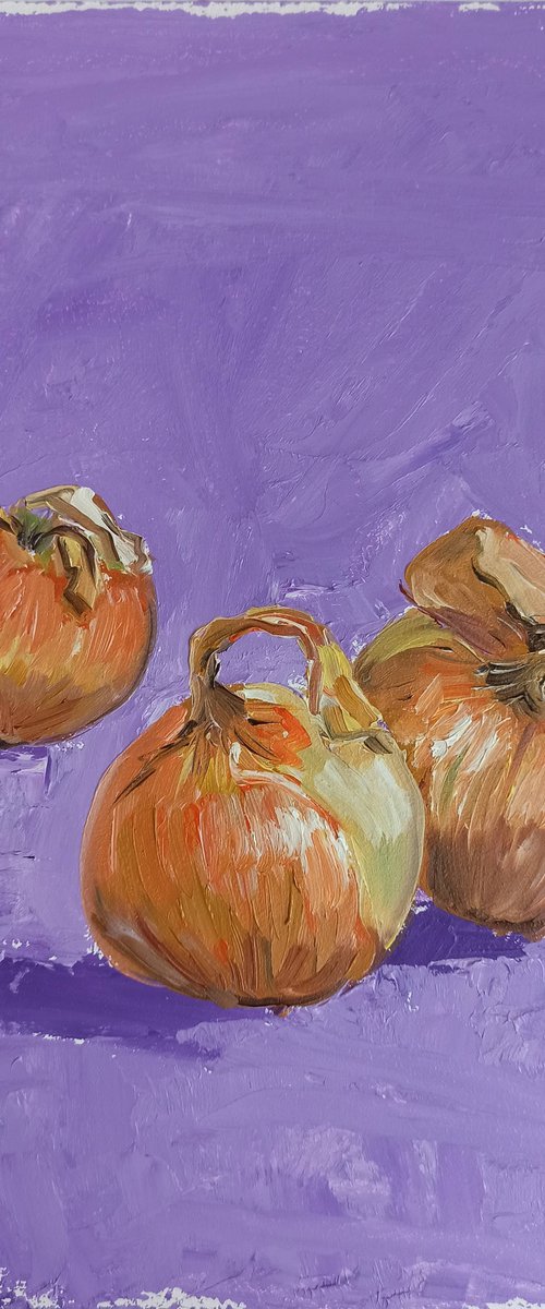 Onion still life by Dmitry Fedorov