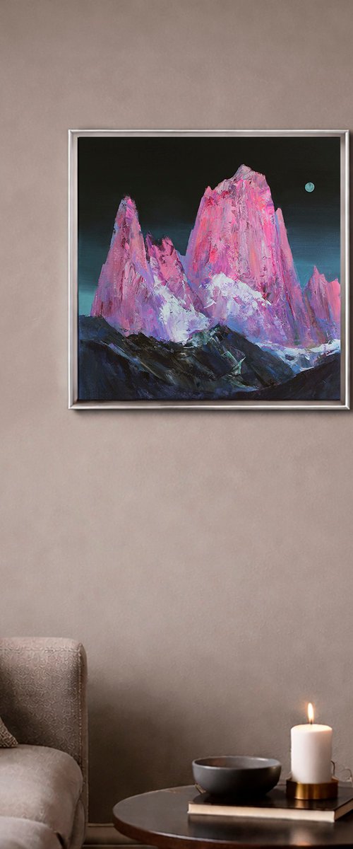 Pink peaks by Tetiana Shendryk