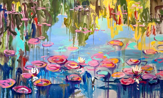 Pink Water Lilies