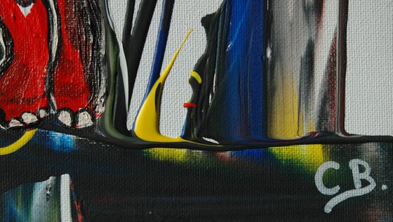 Abstract Elephant in motion