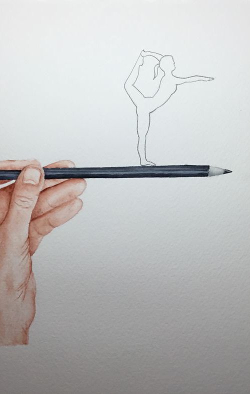 Let your pencil dance on the paper by Sabrina’s Art
