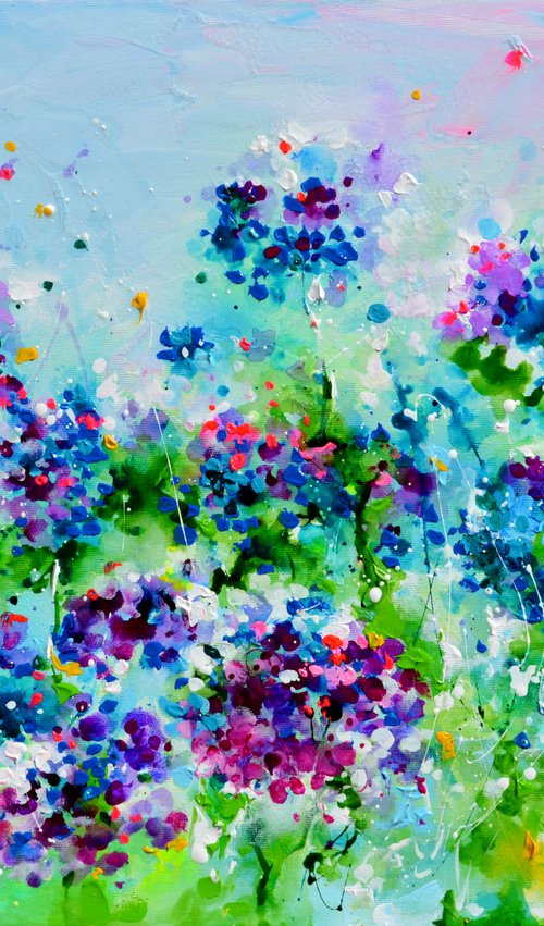 I've Dreamed 48 - Hydrangea Field by Soos Roxana Gabriela