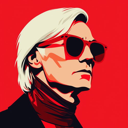 Andy Warhol by Kosta Morr