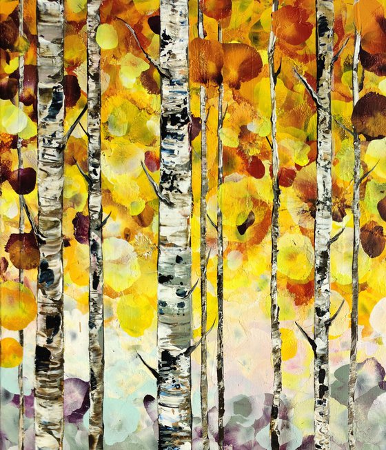 Golden Birch Garden