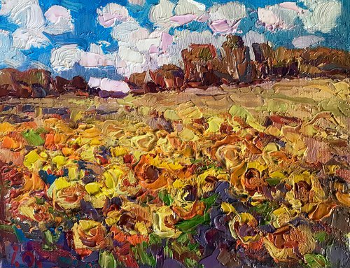 Sunflowers field by Kalenyuk Alex