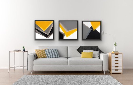 Geometric Triptych