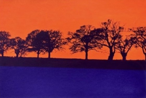 Deep Purple Silhouette - A2