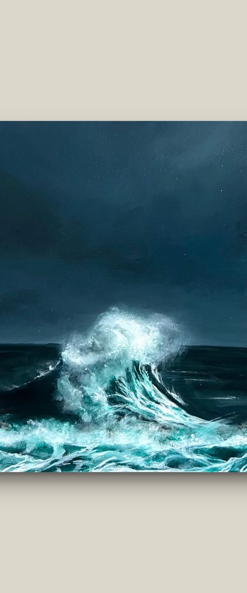 Wave at the ocean by Valentina Ash