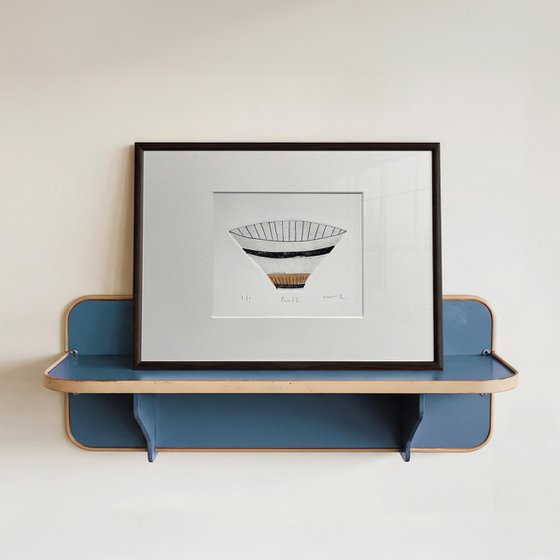 Midcentury Bowl No.2 original drypoint