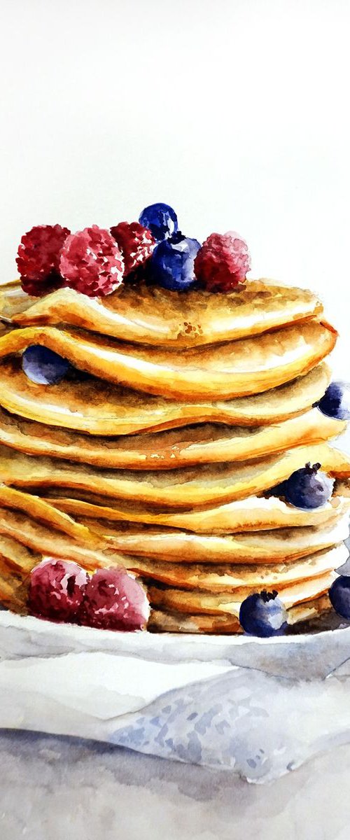 Pancakes Morning by Yana Shvets