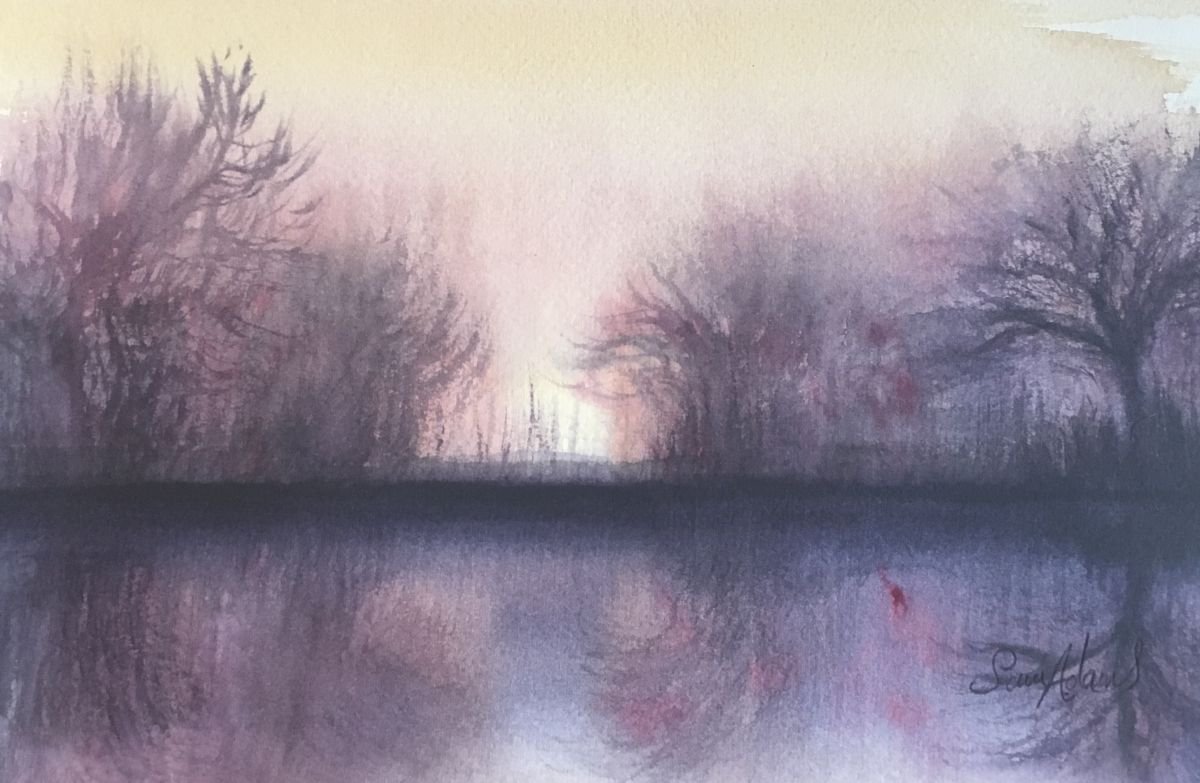 Reflective Observation by Samantha Adams professional watercolorist