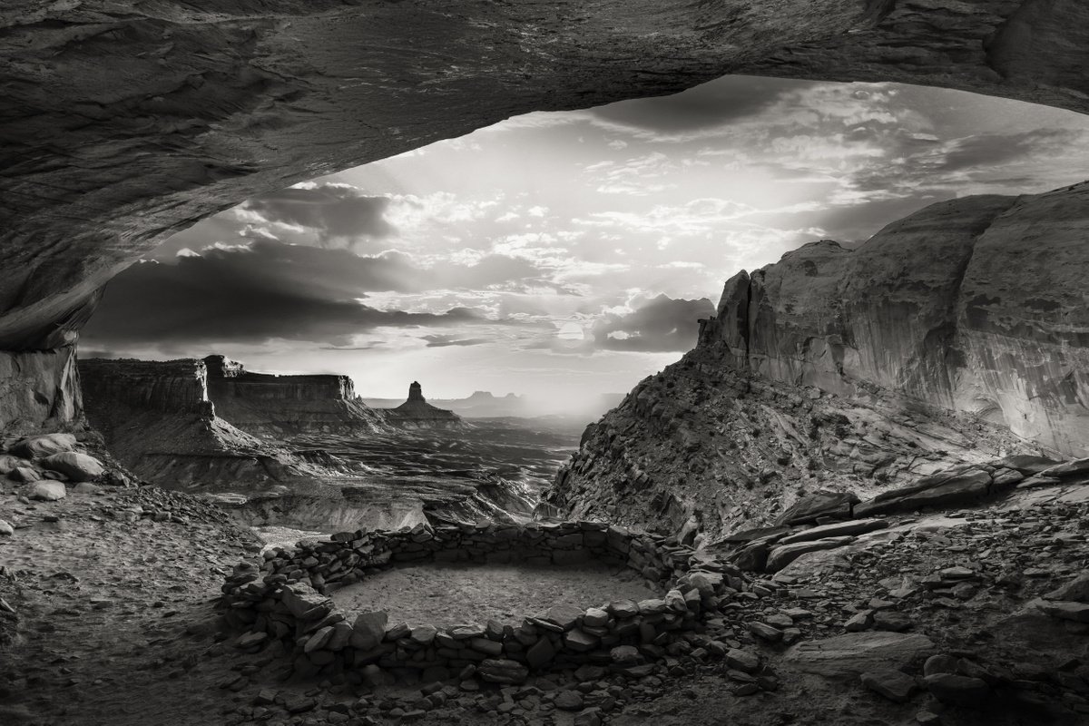 SACRED SPIRIT II...Limited Edition Photo Made in Canyonlands. by Harv Greenberg
