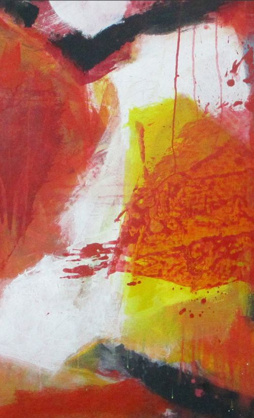 Abstract painting 1712/17 by Richard  Kuhn