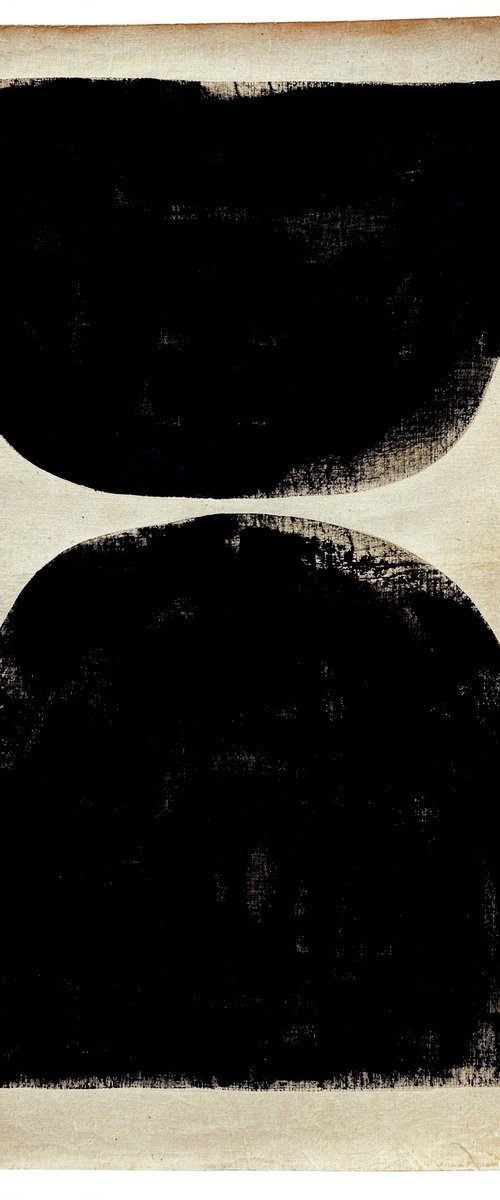 Forms on Cotton 01 by Anna Pepe