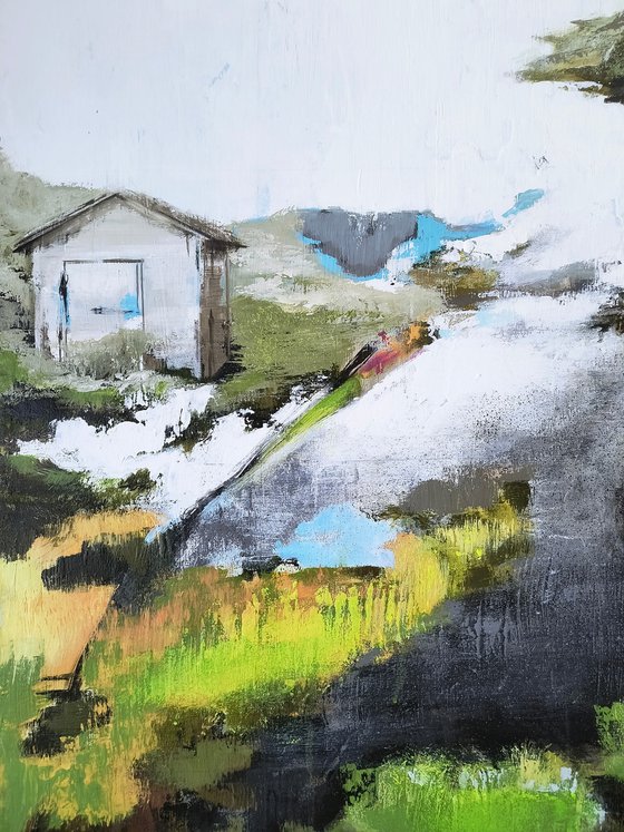 It is on my way home