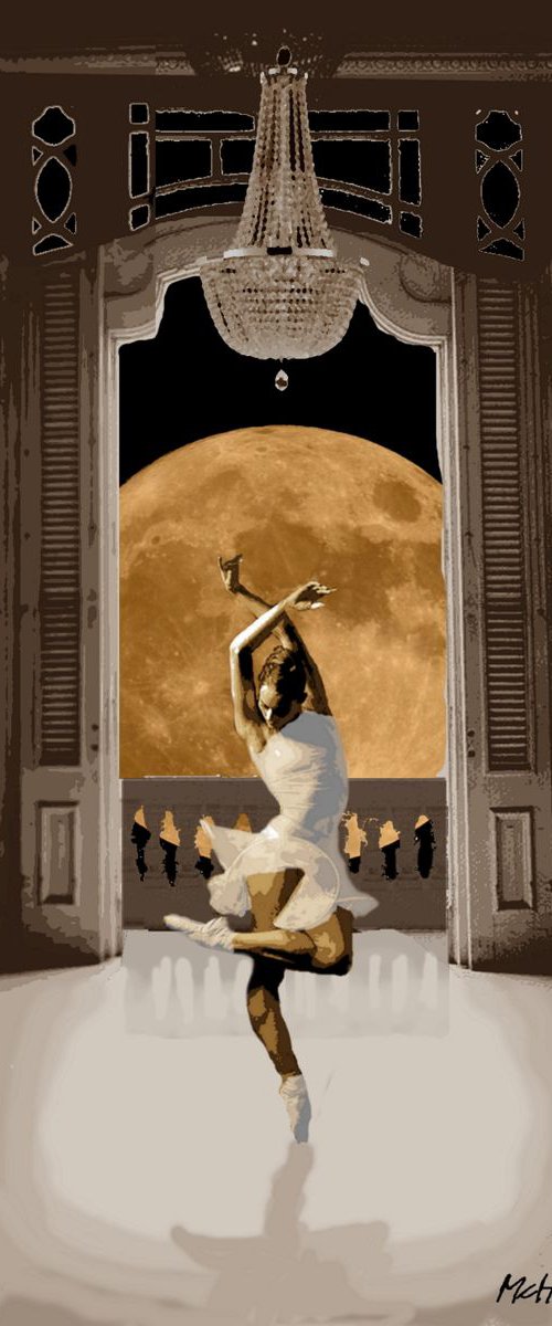 MOONLIGHT BALLET  22"x30" by Joe McHarg