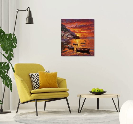 "Evening Magic of Amalfi"