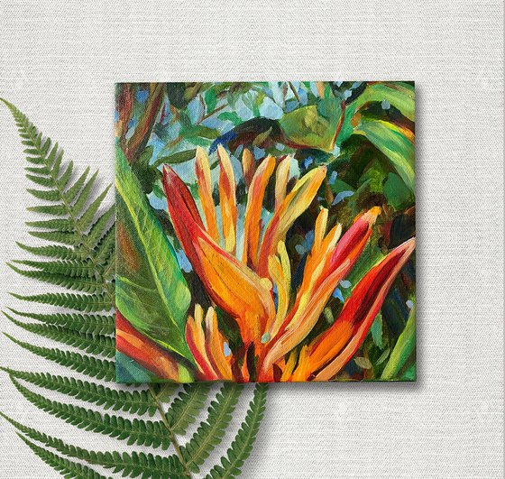 Heliconia.Floral Limited Print