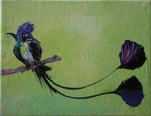 Mini Bird 06 by Salana Art Gallery