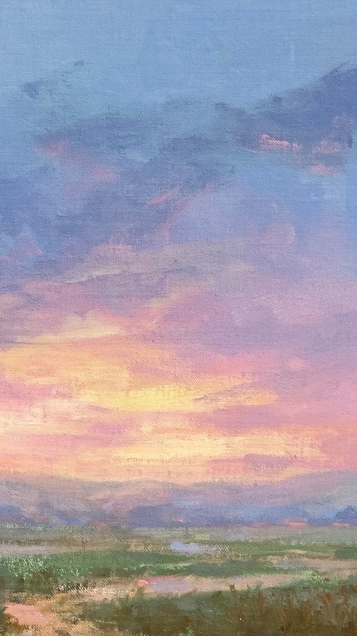 Vivid Horizon Sunset by Tatyana Fogarty