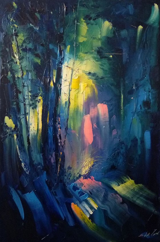 Original Artwork "Forest light" by Artem Grunyka