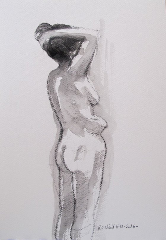 standing nude