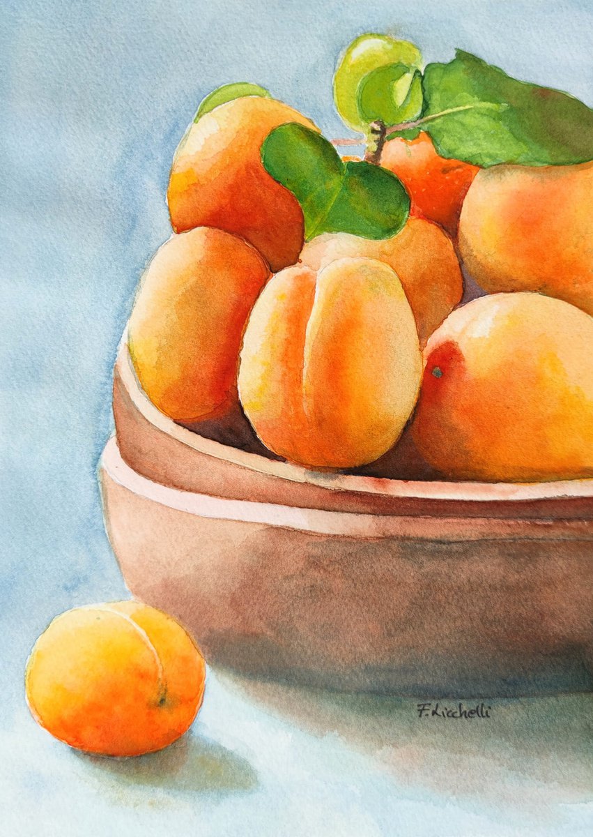 Apricots by Francesca Licchelli